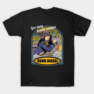 Breath coal dust dieselpunk T-Shirt